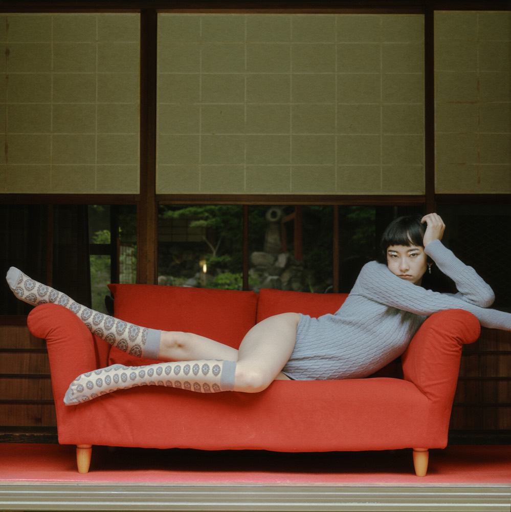 Sheer Knee-High Socks — Rococo Lace, Made in Japan product image